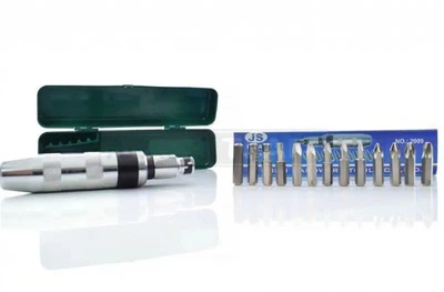 Отвертка поворотна‑ударная, 13 насадок "ANK"