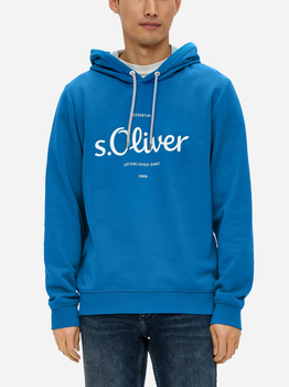 Bluza męska z kapturem s.Oliver Sweatshirt langarm 10.3.11.14.140.2138654-55D1 L Granatowa (4099974735960)