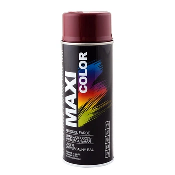 Емаль Maxi Color аерозольна RAL 3005 бордова 400 мл