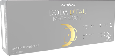 Suplement diety ActivLab DODA D'EAU Mega Mood 60 kapsułek (5907368803616)