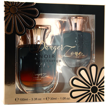 Zestaw damski Linn Young Danger Zone Noir Woda perfumowana damska 100 ml + Woda perfumowana damska 30 ml (8715658400998)