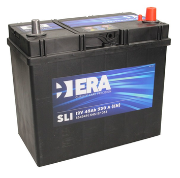 Аккумулятор - ERA SLI , 45Ah , EN 330 , 238x129x227 (ДхШхВ) , лівий "+" , 6СТ-45 Аз S545491 PEUGEOT ; FIAT; FORD; GENERAL ; MAZDA ; MERCEDE; MITSUBISHI ; NISSAN ; SUBARU ; SUZUKI ; TOYOTA ; VOLVO ; VW