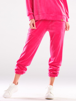 Spodnie dresowe damskie Awama A411 M Różowe (5902360553194)