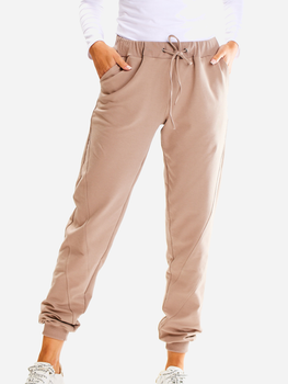 Spodnie dresowe damskie Awama A608 M Latte (5902360583504)