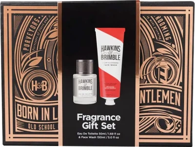 Подарочный набор Hawkins & Brimble Fragrance Gift box Туалетная вода 50 мл + Средство для умывания лица 150 мл (5060495675065)