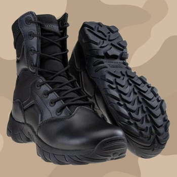 Ботинки Magnum Cobra 8.0 V1 Black, военные ботинки, трекинговые ботинки, тактические высокие ботинки, 44.5р