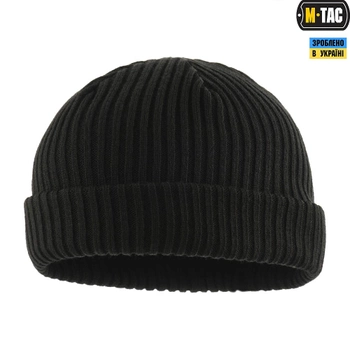 M-Tac шапка в'язана 100% акрил Black, L-XL