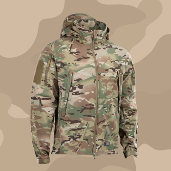 M-Tac куртка на флисе Soft Shell MC / Водоотталкивающая куртка/ Военная куртка/зимняя мужская куртка, XXXL