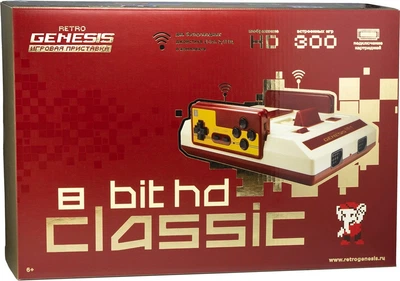 Игровая консоль Retro Genesis 8 Bit HD Classic (300 игр, 2
