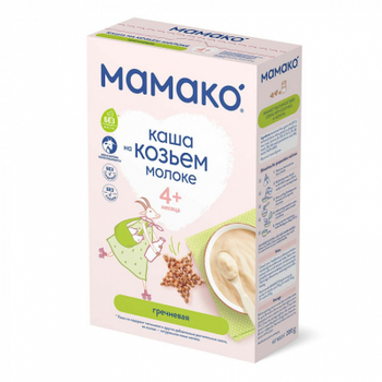 Дитяча каша MAMAKO гречана на козячому молоці 200 г (4607088795994)