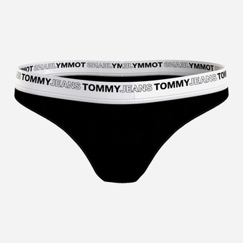Majtki stringi damskie bawełniane Tommy Hilfiger Jeans UW0UW03865BDS S Czarne (8720641941693)