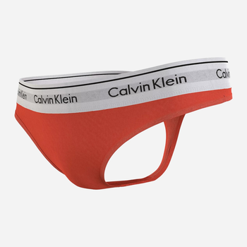 Majtki stringi damskie bawełniane Calvin Klein Underwear 0000F3786E1TD S Pomarańczowe (8720108759427)