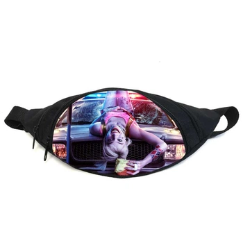 Поясная сумка бананка Харли Квинн (GBHQ 011) Gear Bag черная