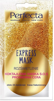 Maska koktajlowa Perfecta Express Mask S.O.S Promienna Cera 8 ml (5900525051363)