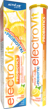 Пробіотики ActivLab ElectroVit Probiotics 20 таблеток Лимон (5903260904512)
