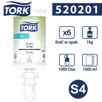 Tork чисте мило - піна для рук 2500 порцій 1000 ml (S4) Біорозкладна формула. (ящик 6шт)