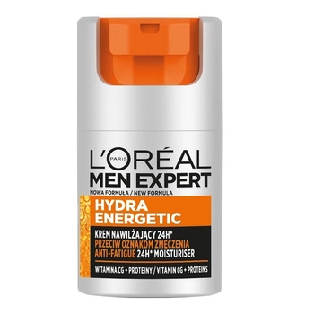 Krem nawilżający L'Oreal Paris Men Expert Hydra Energetic przeciw oznakom zmęczenia 50 ml (3600520297415)