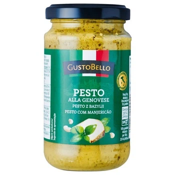 Соус песто по-генуезьки Gusto Bello Pesto alla genovese з базиліком та кедровими горіхами 190 г