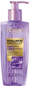 Żel myjący do twarzy L'Oreal Paris Hyaluron Specialist wypełniająco-oczyszczający 200 ml (3600523959686)