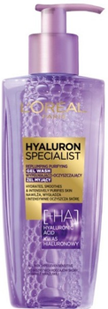 Гель для вмивання обличчя L'Oreal Paris Hyaluron Specialist очищуючий 200 мл (3600523959686)