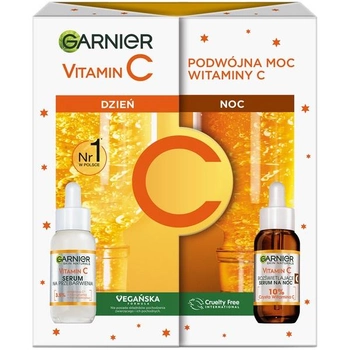 Zestaw Serum do twarzy Garnier Vitamin C na dzień 30 ml + na noc 30 ml (5905076251330)