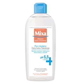 Міцелярна вода MIXA Optimal Tolerance для дуже чутливої шкіри 400 мл (3600550476033)