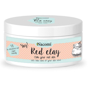 Glinka czerwona Nacomi Red Clay 100 g (5901878683386)