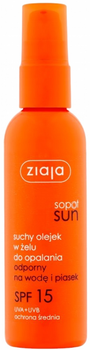 Suchy olejek w żelu do opalania Ziaja Sopot Sun SPF 15 90 ml (5901887040477)