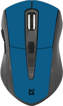 Миша Defender Accura MM-965 Wireless Black/Blue (52967)