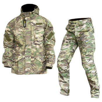 Мужской тактический костюм Aggressor мультикам куртка и брюки камуфляжные размер L