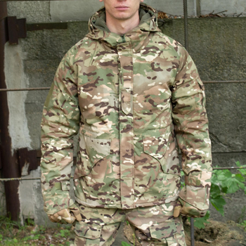 Чоловіча тактична куртка HAN WILD G8 мультикам з флісовою підкладкою розмір XL