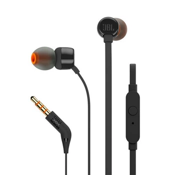 Навушники JBL Tune 110 Eco Black (JBLT110BLKE) 3.5 мм, мікрофон