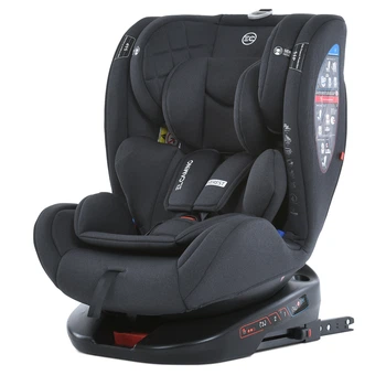 Детское автокресло El Camino ME 1114 EVEREST ISOFIX 360º Dark Gray группам 0+/1/2/3 от 0 до 36 кг