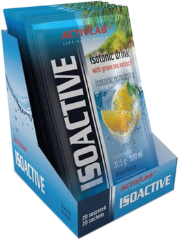Napój izotoniczny ActivLab Isoactive 20 saszetek Lemon (5907368844084)