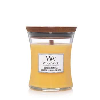 Ароматическая свеча с ароматом цитрусовых, винограда Woodwick Medium Seaside Mimosa 275 г