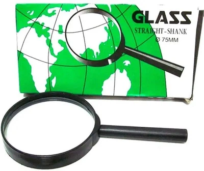Лупа ручная Vkstar Glass Straight Shank 75 мм