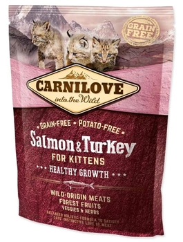 Сухий корм для кошенят Carnilove Salmon and Turkey Kitten 400 г (8595602512232)