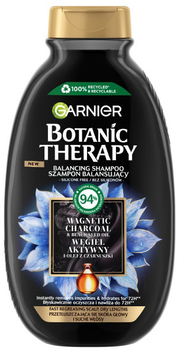 Szampon Garnier Botanic Therapy Węgiel Aktywny i Olej z Czarnuszki balansujący do przetłuszczających się włosów i suchej skóry głowy 400 ml (3600542521031)
