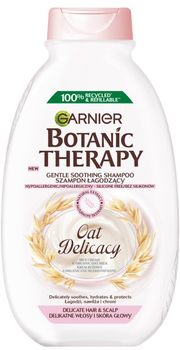 Szampon Garnier Botanic Therapy Oat Delicacy łagodzący do delikatnych włosów i skóry głowy 400 ml (3600542479943)