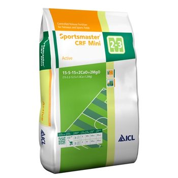 Удобрение для газонов Sportsmaster CRF Mini Active 15-5-15 (2-3М) ICL 25 кг
