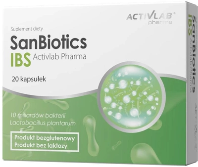 Дієтична добавка ActivLab SanBiotics IBS 20 капсул (5903260905052)