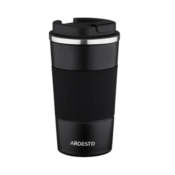 Термокружка Ardesto Urban AR2650TMB 0.5л с крышкой нержавеющая сталь черный