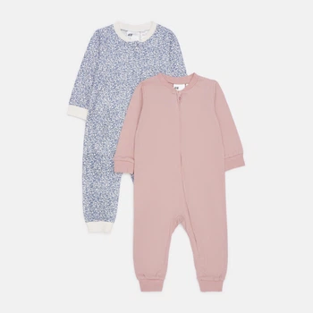 Піжама (2шт) H&M 98см біло-синій, пудровий 409711235