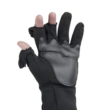 Рукавиці тактичні MIL-TEC Neoprene/Amaro Shooting Gloves 11657002 L Black (2000980579945)
