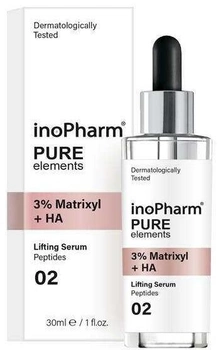 Serum do twarzy InoPharm Pure Elements 3% Matrixyl + HA Lifting 30 ml (3800038936060)