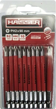 Бита PH2х90 мм, Haisser, набор 10 шт. (арт.2712706)
