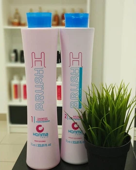 Набор для волос ботокс Honma Tokyo H-Brush Botox Platinum 2Х1000мл