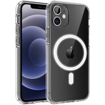 Защитный чехол Deexe UltraThin MagSafe для iPhone 12 / 12 Pro - Transparent