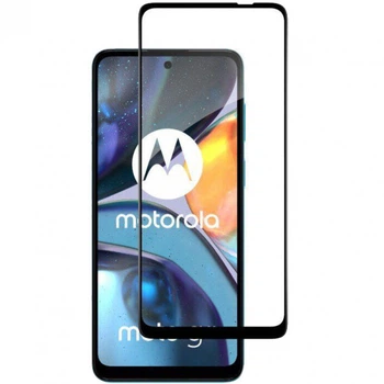 Захисне скло Glass Full Glue для Motorola G22 (Чорний)