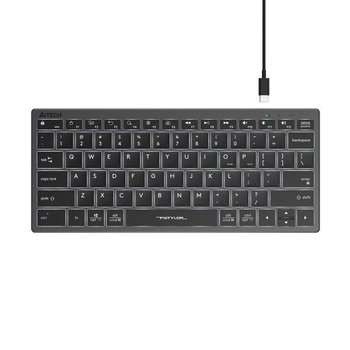 Клавіатура A4Tech fx61 usb (Grey) Fstyler, usb, біле підсвічування